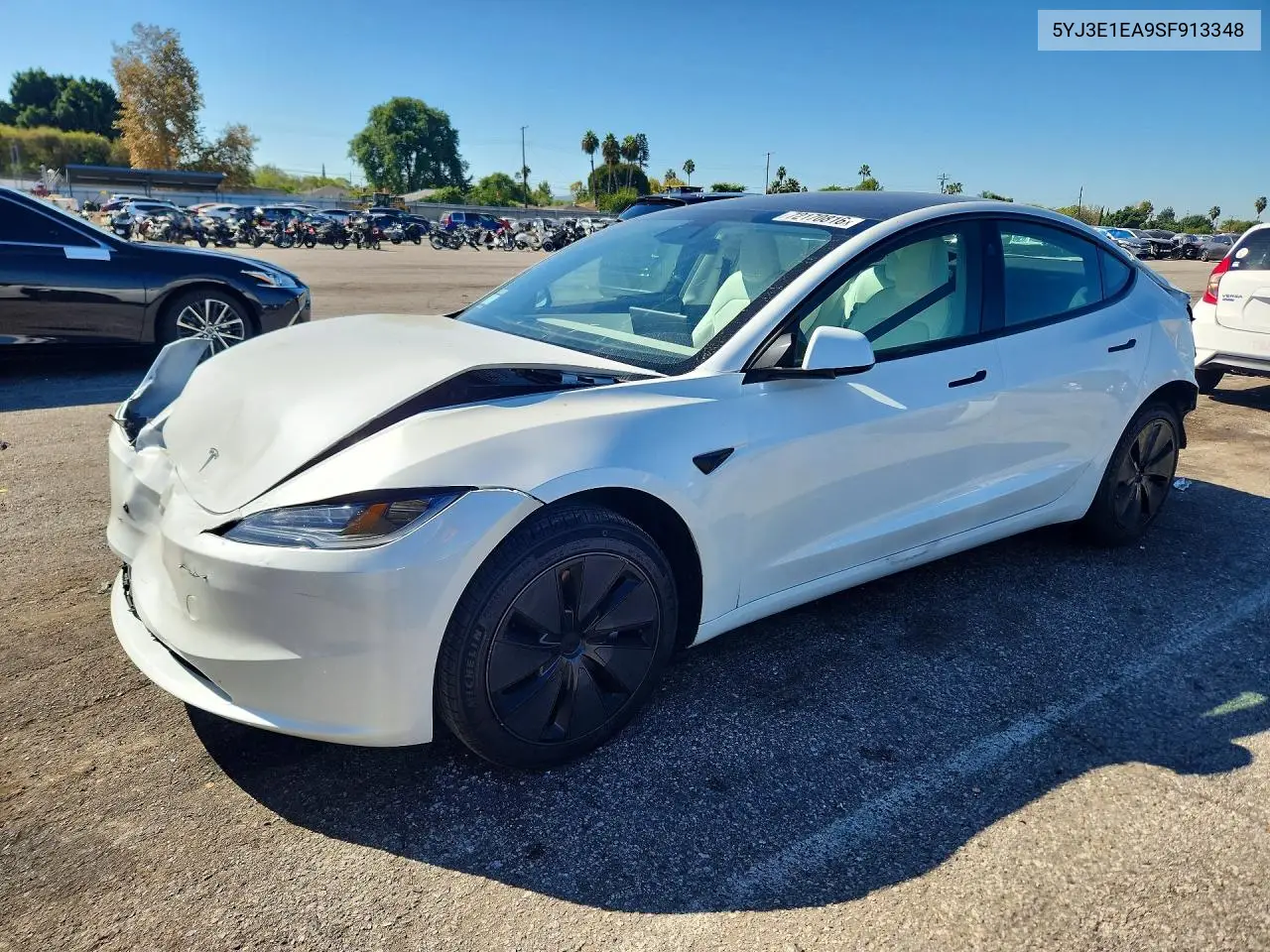 2025 Tesla Model 3 VIN 5YJ3E1EA9SF913348 фото 1