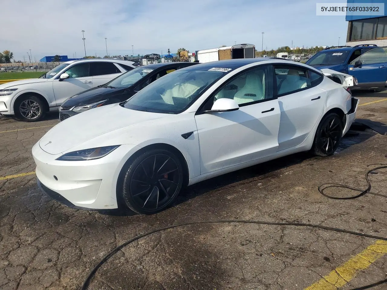 2025 Tesla Model 3 VIN 5YJ3E1ET6SF033922 фото 1