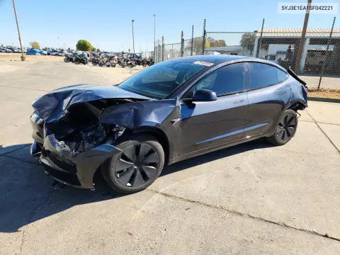 2025 Tesla Model 3 VIN 5YJ3E1EA1SF042221 фото 1