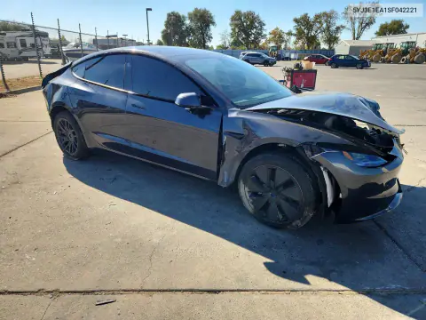 2025 Tesla Model 3 VIN 5YJ3E1EA1SF042221 фото 4