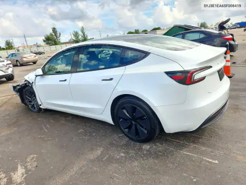 2025 Tesla Model 3 VIN 5YJ3E1EA6SF008419 фото 2