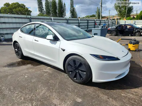 2025 Tesla Model 3 VIN 5YJ3E1EA6SF008419 фото 4