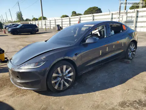 5YJ3E1EA9SF024730 — 2025 Tesla Model 3, Механические повреждения, фото до ремонта