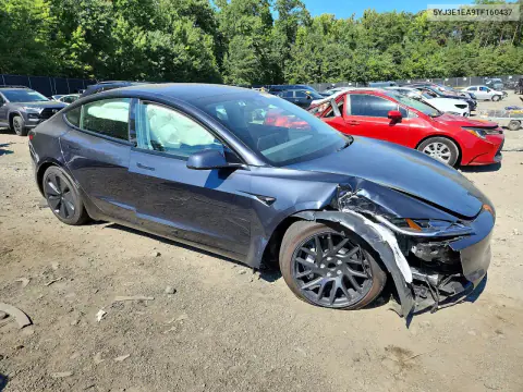 2026 Tesla Model 3 VIN 5YJ3E1EA9TF160437 фото 4