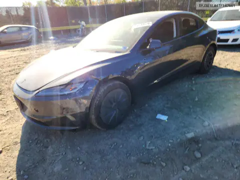 5YJ3E1EA4TF147661 — 2026 Tesla Model 3, Задняя часть, фото до ремонта
