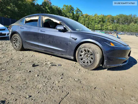 2026 Tesla Model 3 VIN 5YJ3E1EA4TF147661 фото 4