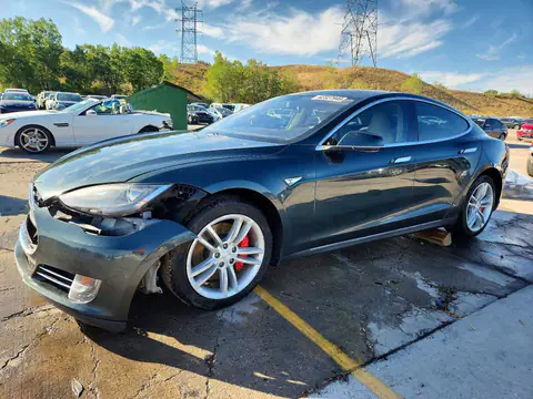 5YJSA1H16EFP32943 — 2014 Tesla Model S, Передняя часть (Front End), фото до ремонта