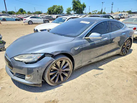 5YJSA1S11EFP45124 — 2014 Tesla Model S, Передняя часть (Front End), фото до ремонта