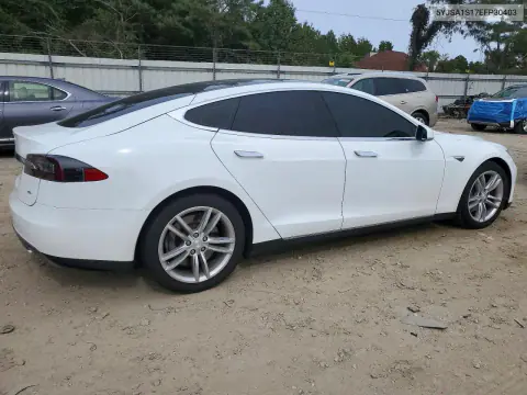 2014 Tesla Model S VIN 5YJSA1S17EFP30403 фото 3