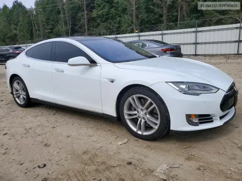 2014 Tesla Model S VIN 5YJSA1S17EFP30403 фото 4