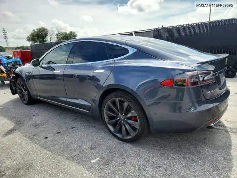 2014 Tesla Model S VIN 5YJSA1H11EFP59595 фото 2