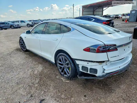 5YJSA1S25FF096082 — 2015 Tesla Model S, фото 2 с аукциона Copart 22.10.2026, Передняя часть