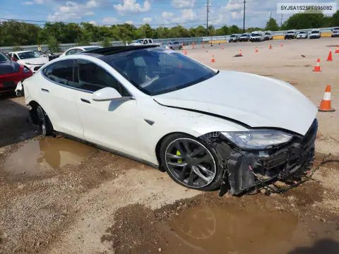 5YJSA1S25FF096082 — 2015 Tesla Model S, фото 4 с аукциона Copart 22.10.2026, Передняя часть