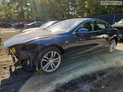 2015 Tesla Model S 70D VIN 5YJSA1S26FF090744 фото 1