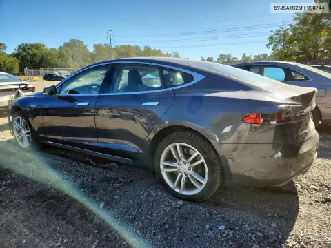 2015 Tesla Model S 70D VIN 5YJSA1S26FF090744 фото 2
