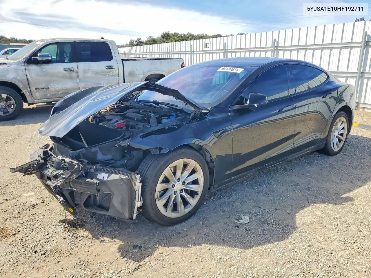 2017 Tesla Model S VIN 5YJSA1E10HF192711 фото 1