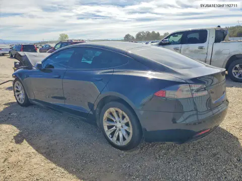 2017 Tesla Model S VIN 5YJSA1E10HF192711 фото 2