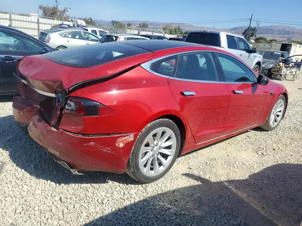 5YJSA1E10HF189761 — 2017 Tesla Model S, фото 3 с аукциона Copart, Задняя часть