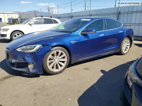 5YJSA1E12HF232898 — 2017 Tesla Model S, Передняя часть, фото до ремонта