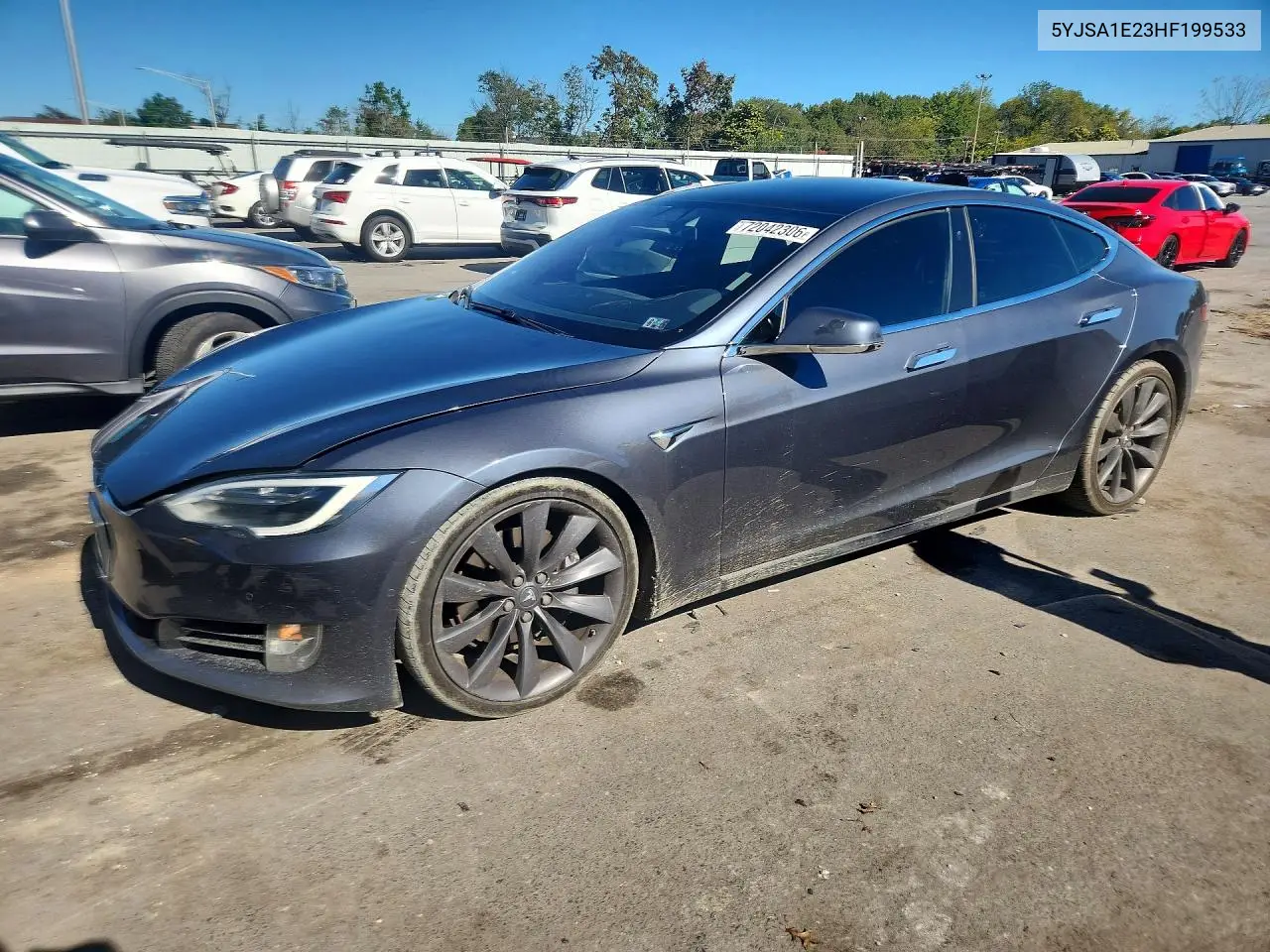 2017 Tesla Model S VIN 5YJSA1E23HF199533 фото 1