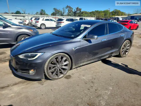 5YJSA1E23HF199533 — 2017 Tesla Model S, Подтопление, фото до ремонта