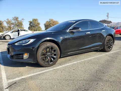 5YJSA1E11HF231127 — 2017 Tesla Model S, Мелкие вмятины и царапины, фото до ремонта