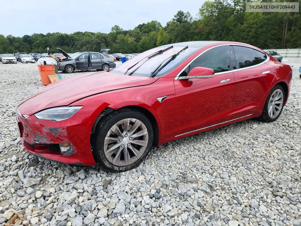 2017 Tesla Model S VIN 5YJSA1E10HF209443 фото 1