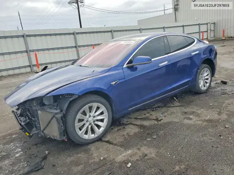 5YJSA1E23JF297855 — 2018 Tesla Model S, Передняя часть, фото до ремонта