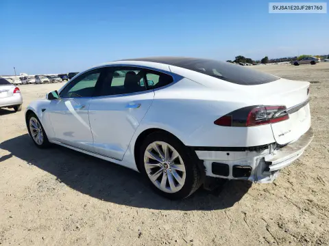 2018 Tesla Model S VIN 5YJSA1E20JF281760 фото 2