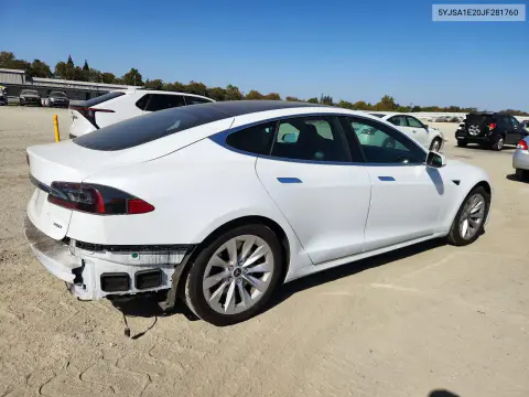 2018 Tesla Model S VIN 5YJSA1E20JF281760 фото 3