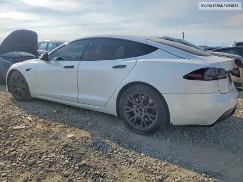 2022 Tesla Model S VIN 5YJSA1E56NF493031 фото 2