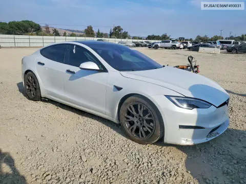 2022 Tesla Model S VIN 5YJSA1E56NF493031 фото 4
