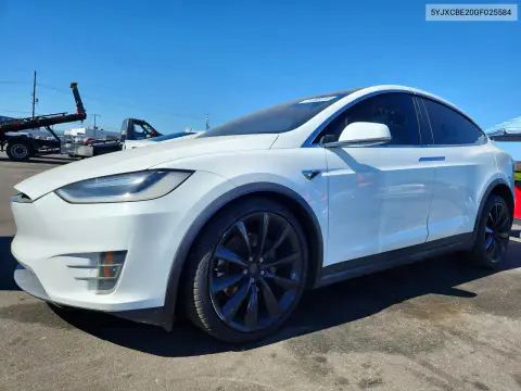 5YJXCBE20GF025584 — 2016 Tesla Model X, Ходовая часть, фото до ремонта