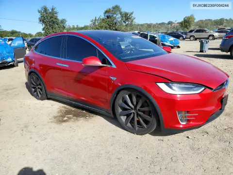 2016 Tesla Model X VIN 5YJXCBE23GF004244 фото 4