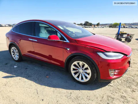 2016 Tesla Model X VIN 5YJXCBE47GF028841 фото 4