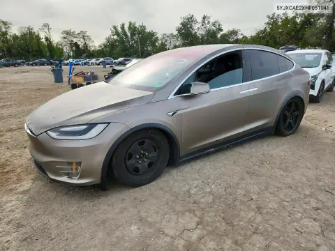 5YJXCAE2XHF051041 — 2017 Tesla Model X, Передняя часть, фото до ремонта