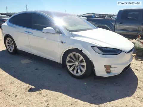 2017 Tesla Model X VIN 5YJXCDE25HF028042 фото 4