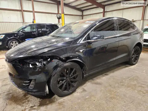5YJXCDE25HF058089 — 2017 Tesla Model X, Передняя часть, фото до ремонта