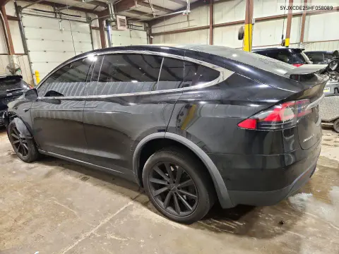 2017 Tesla Model X VIN 5YJXCDE25HF058089 фото 2