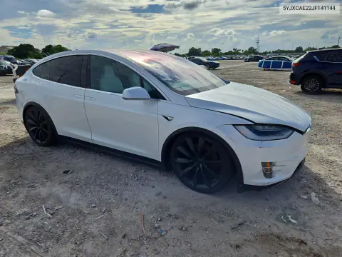 2018 Tesla Model X VIN 5YJXCAE22JF141144 фото 4