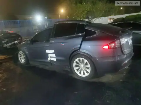 2018 Tesla Model X VIN 5YJXCAE20JF132457 фото 2