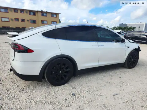 2020 Tesla Model X VIN 5YJXCAE29LF281159 фото 3