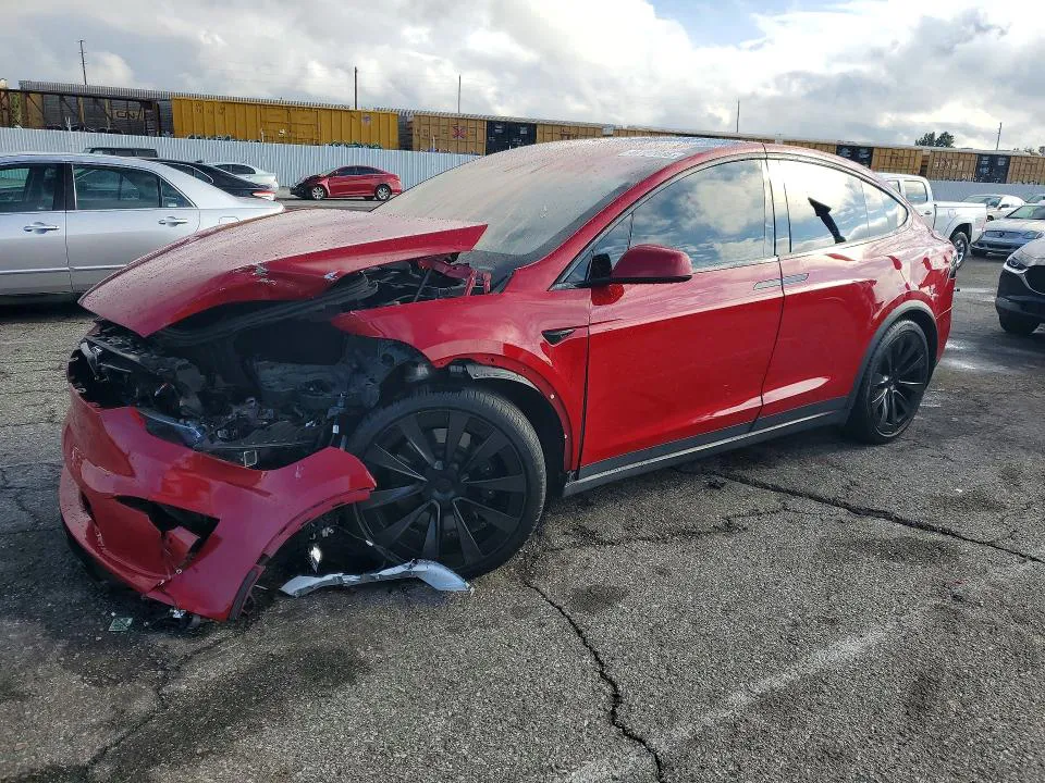 2022 Tesla MODEL X VIN 7SAXCAE54NF357614 фото 1