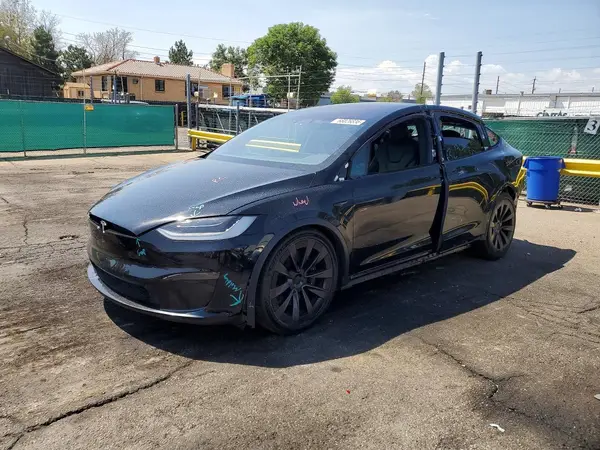 7SAXCDE52NF342210 — 2022 Tesla Model X, Задняя часть (Rear End), фото до ремонта