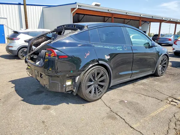 7SAXCDE52NF342210 — 2022 Tesla Model X, фото 3 с аукциона Copart 13.10.2026, Задняя часть