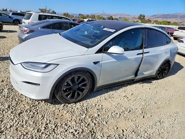 7SAXCDE52NF351358 — 2022 Tesla Model X, Задняя часть (Rear End), фото до ремонта