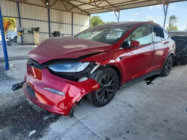 7SAXCBE52PF426826 — 2023 Tesla Model X, Передняя часть (Front End), фото до ремонта