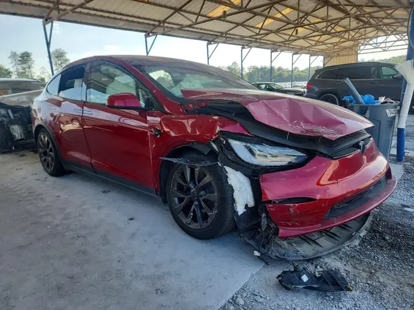 7SAXCBE52PF426826 — 2023 Tesla Model X, фото 4 с аукциона Copart 05.10.2026, Передняя часть