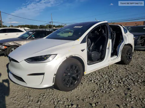 7SAXCBE58PF368723 — 2023 Tesla Model X, Сторона, фото до ремонта
