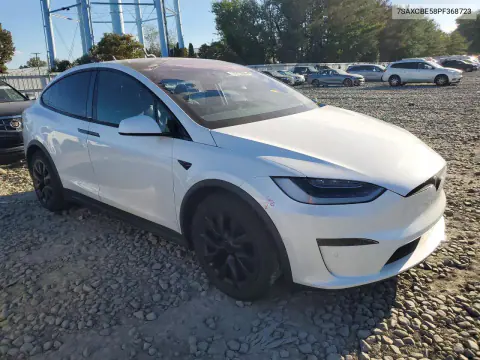 2023 Tesla Model X VIN 7SAXCBE58PF368723 фото 4